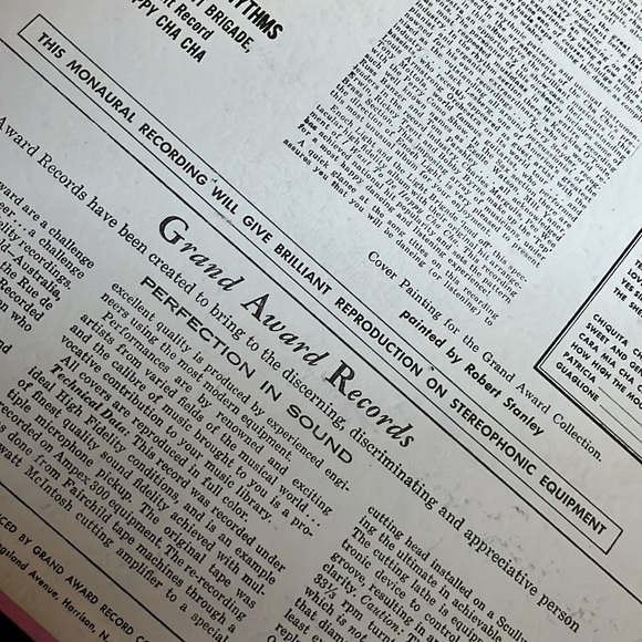 Vintage LP album I want to be Happy Cha Chas Enoch Light and the Light Brigade - Picture 16 of 16